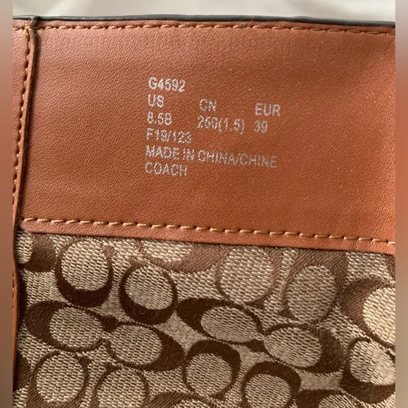 NEW Coach Rilee Leather Knee High Riding Boots Walnut Brown Size 8.5B - Picture 8 of 14